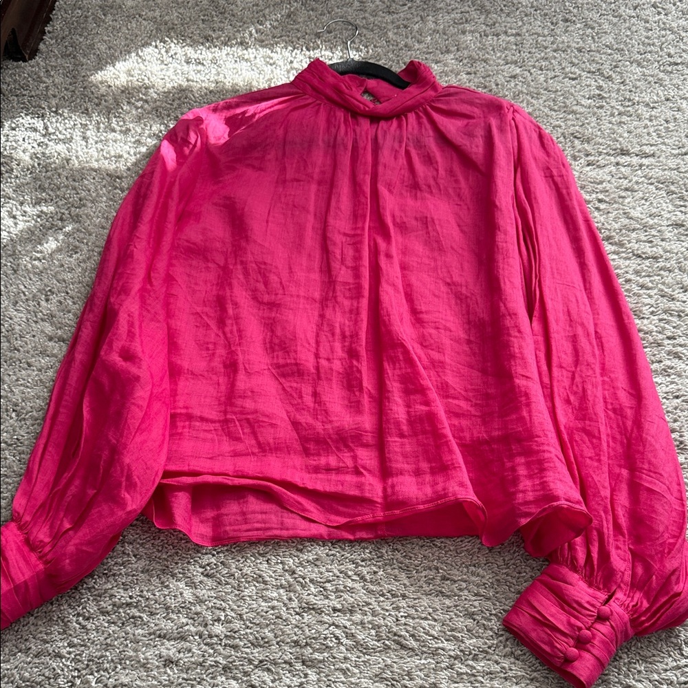 Chic Fuchsia Women's Blouse